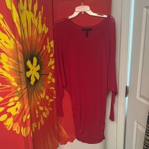 BCBG Max Azria Elegant Red Women's Top or Dress your choice